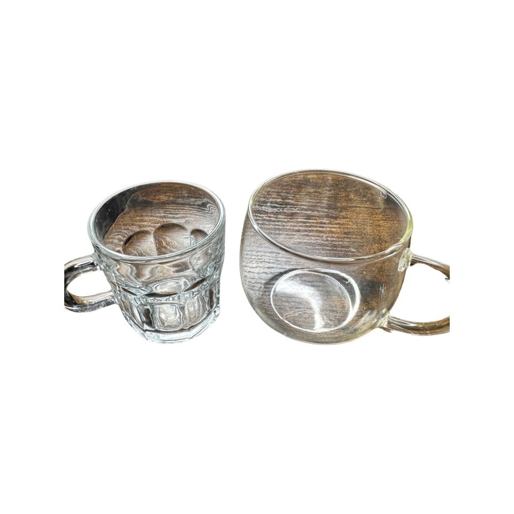 Two Small Glass Cups w/Handles โจ - Picture 5 of 6
